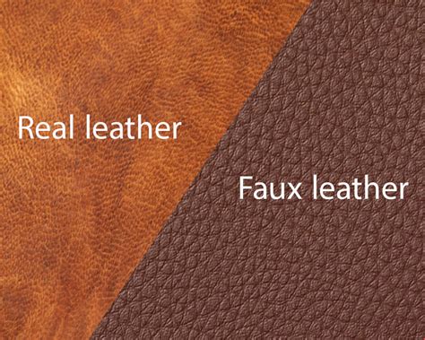 fake leather called|artificial leather vs genuine.